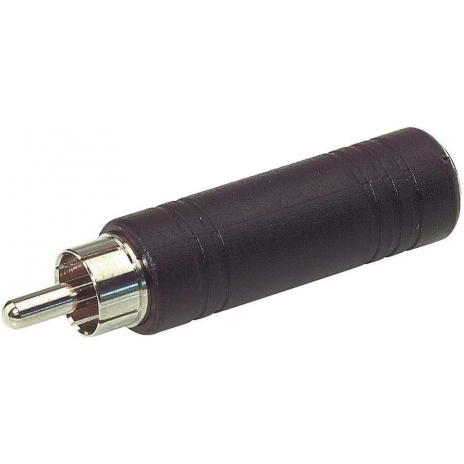 Alpha Audio 191606 Adapter, 6,3 mm mono jack plug socket - cinch