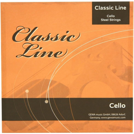 Gewa F641074 Cello String Set Classic Line 1/4 Medium Tension