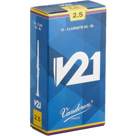 Vandoren Bb Clarinet V21 Reeds CR8025 