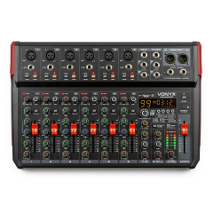 Vonyx VM-KG10 Music Mixer 10-Channel BT/DSP/USB Record (172.598)