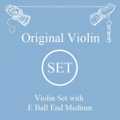 Larsen Original Violin Set E String Ball end (631344)