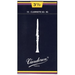 Vandoren Bb Clarinet Reeds CR1035 Strength 3.5